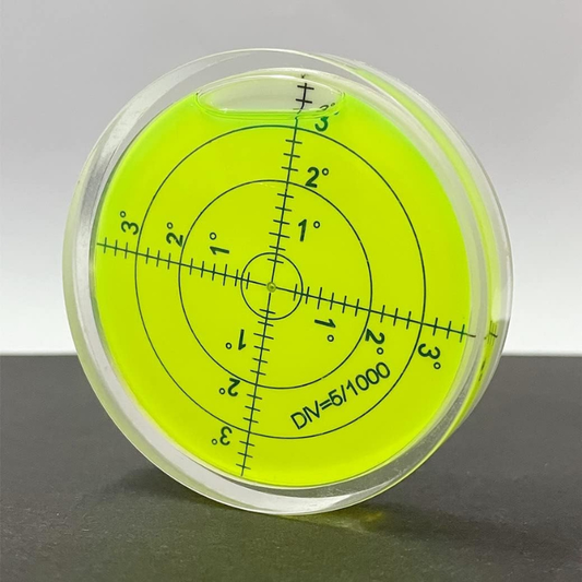 PrecisionPro 60MM PMMA Bubble Level – Accurate Surface Measurement Tool for Perfect Alignment