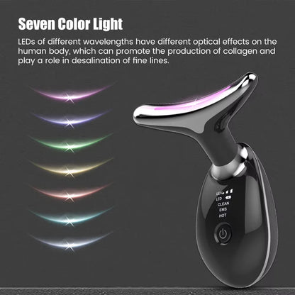 7-in-1 LED Face & Neck Lifter – Sculpt, Tighten & Glow