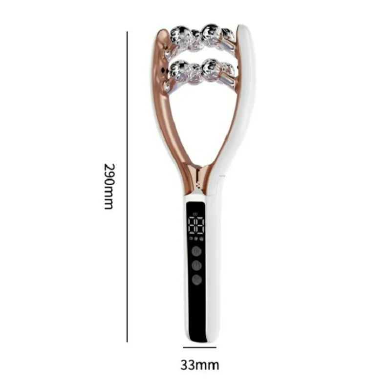 GlowLift™ Facial Massager – V-Shape Lifting Roller with Microcurrent & Red/Blue Light Therapy for Face & Neck