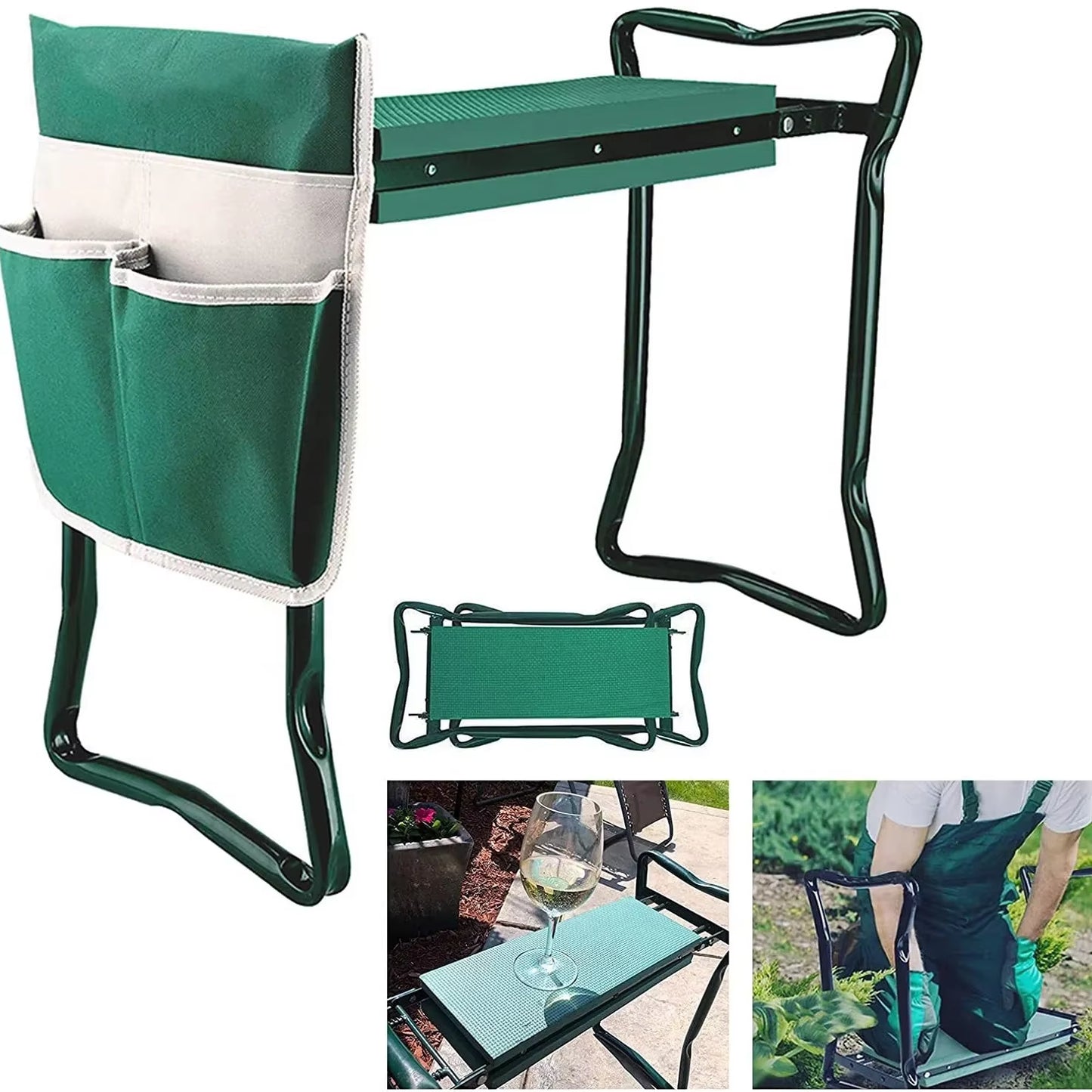 GardenMate Folding Kneeler & Stool – Comfort & Convenience for Every Gardener